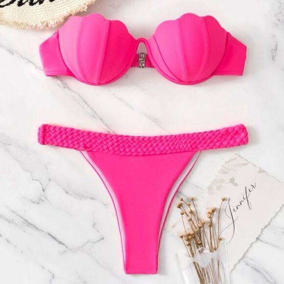 Bikini LUXE Mermaid Push Up Bikini Swimsuit Set - Picture 5 of 9